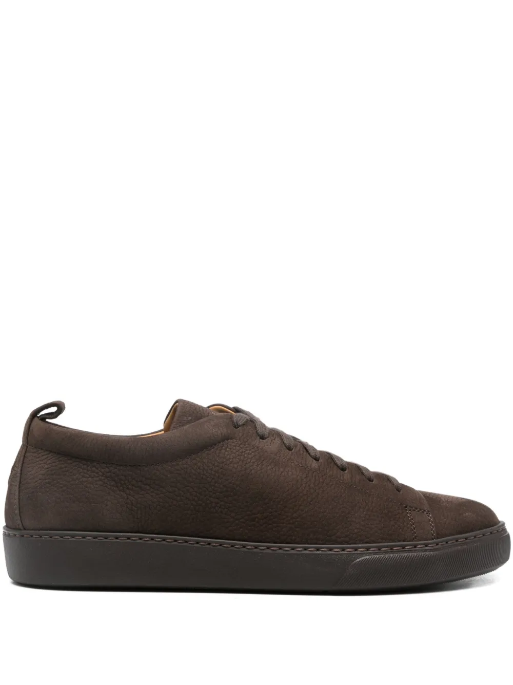 Henderson Baracco leather lace-up trainers | Brown | Image 1