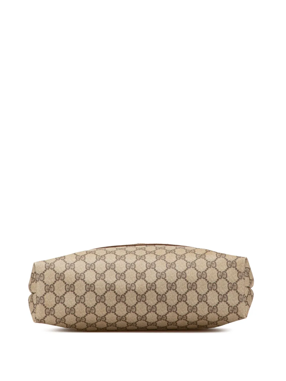 Pre-owned Gucci 20th Century Gg Supreme Web Tote Bag In Brown