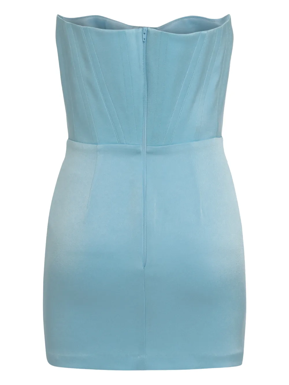 Alex Perry corset strapless mini dress - Blauw