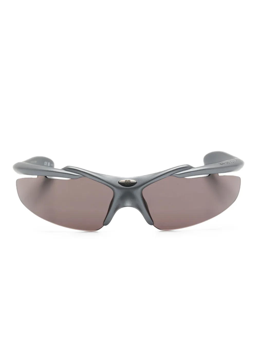 Balenciaga geometric-frame sunglasses | Grey | Image 1