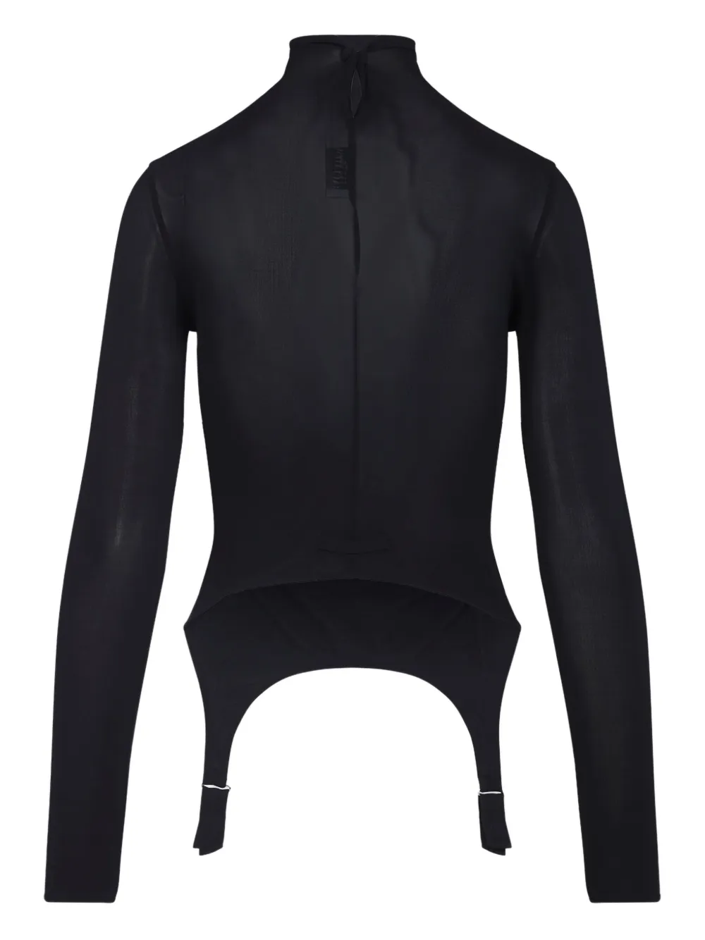 Jean Paul Gaultier Garter high-neck top - Blauw