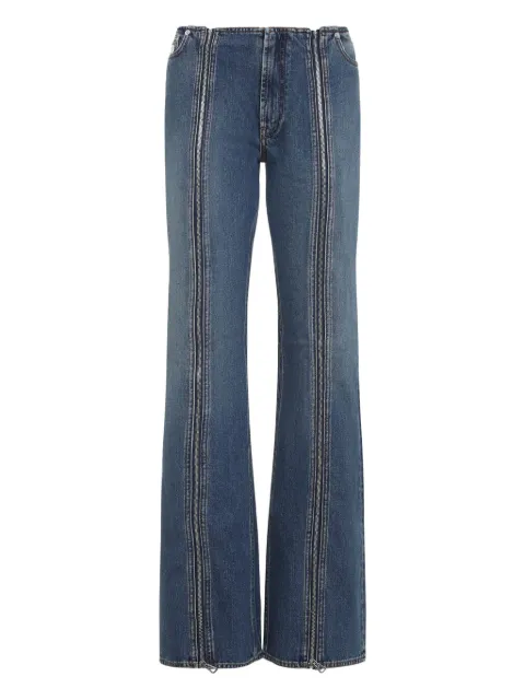 Jean Paul Gaultier zip-detail jeans