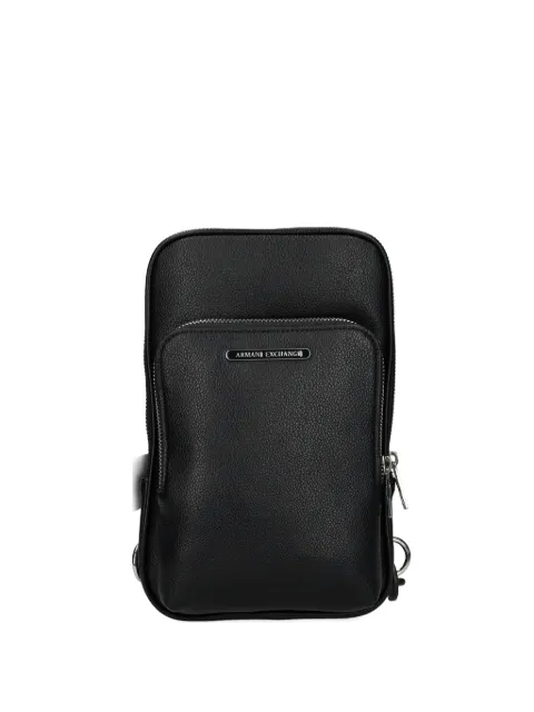 Armani Exchange شنطة ماسنجر بسحاب