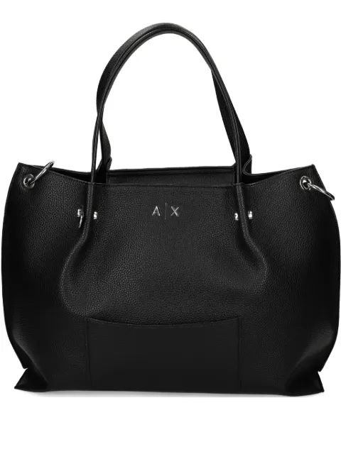 Armani Exchange logo-detail tote bag