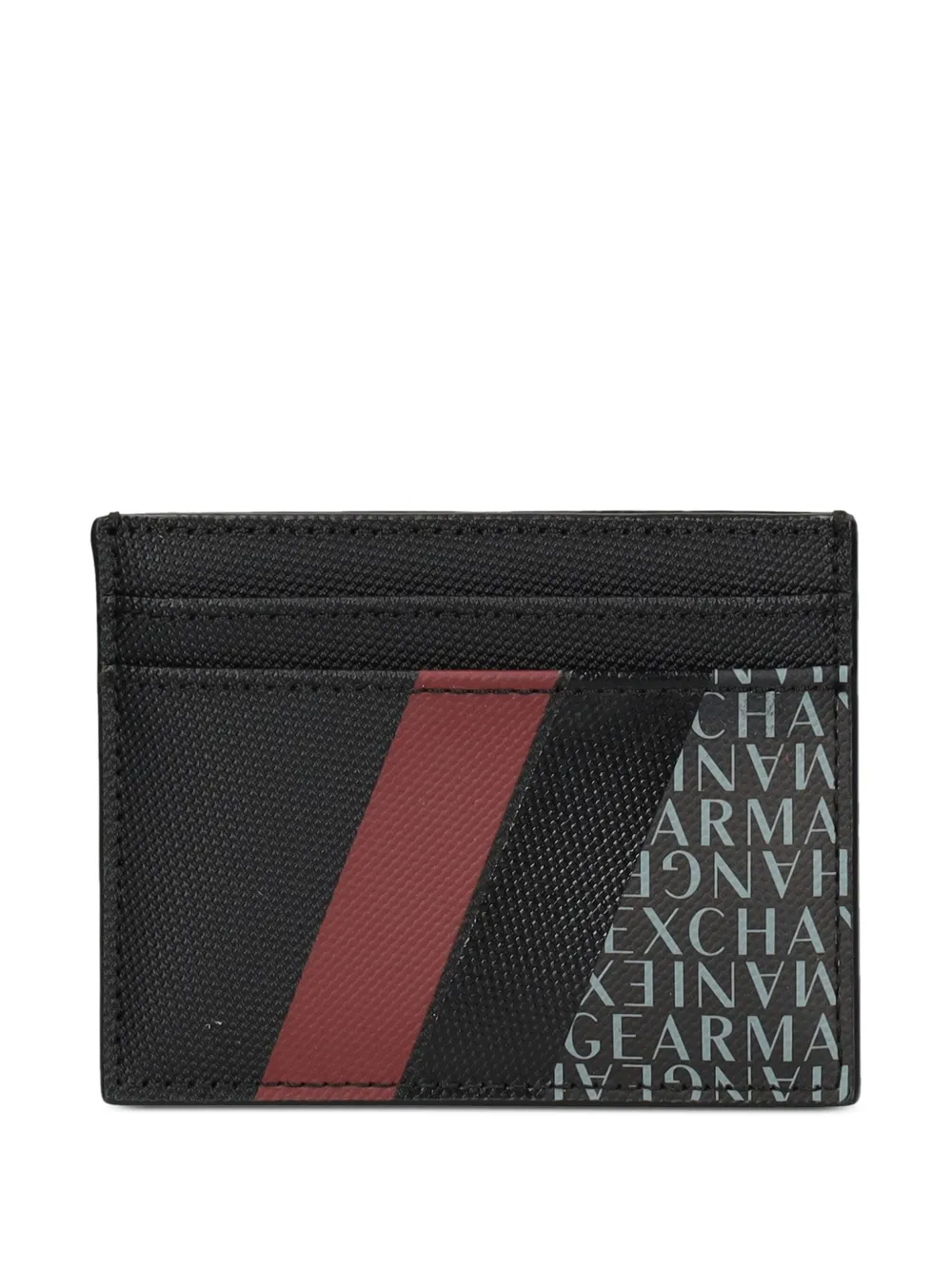 Armani Exchange logo-detail card holder | Black | Image 1
