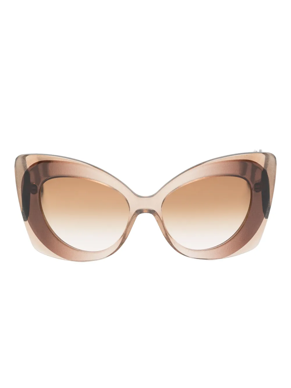 Andy Wolf cat-eye gradient sunglasses - Marrone