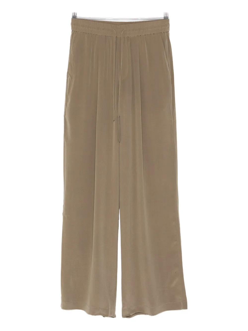 Jacob Lee Pantaloni in seta - Verde