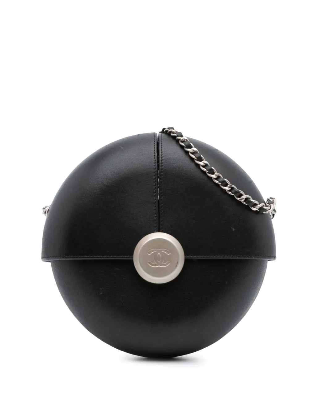 CHANEL Pre-Owned 2016-2017 ラムスキン イブニング イン ジ エア ショルダーバッグ - ブラック CHANEL Pre-Owned 2016-2017 ラムスキン イブニング イン ジ エア ショルダーバッグ - ブラック
