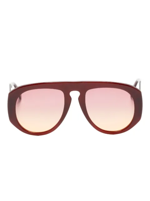 Andy Wolf gradient round-frame sunglasses