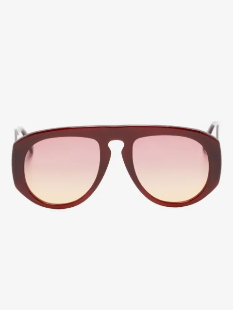 Andy Wolf gradient round-frame sunglasses