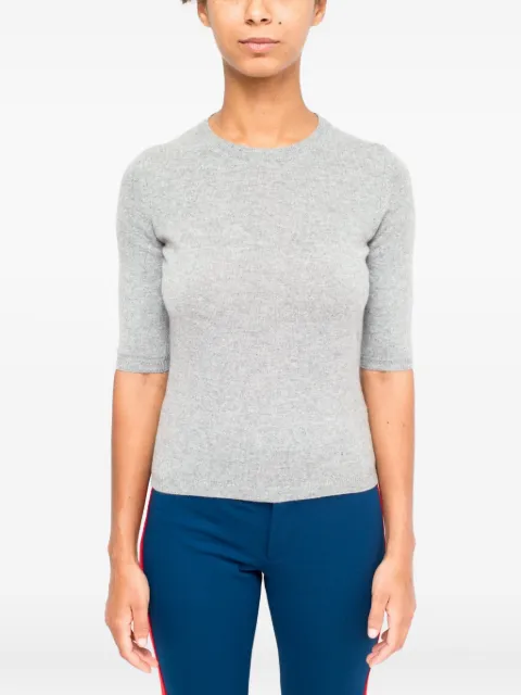 LA ROSE round-neck short-sleeve sweater