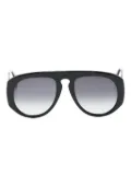 Andy Wolf geometric-frame sunglasses - Black