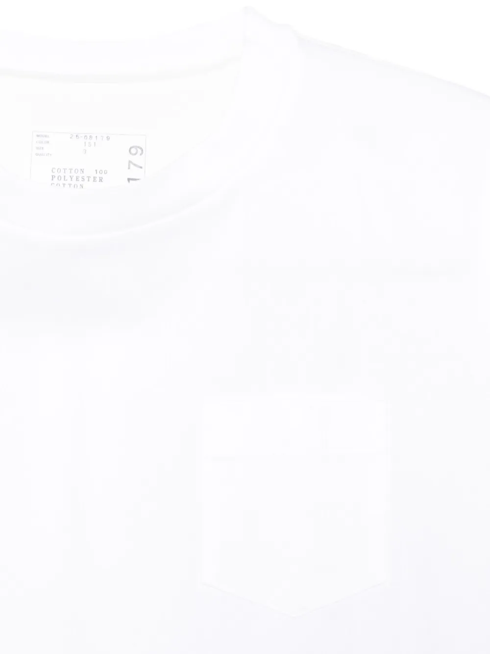 sacai Gedrapeerde top Wit