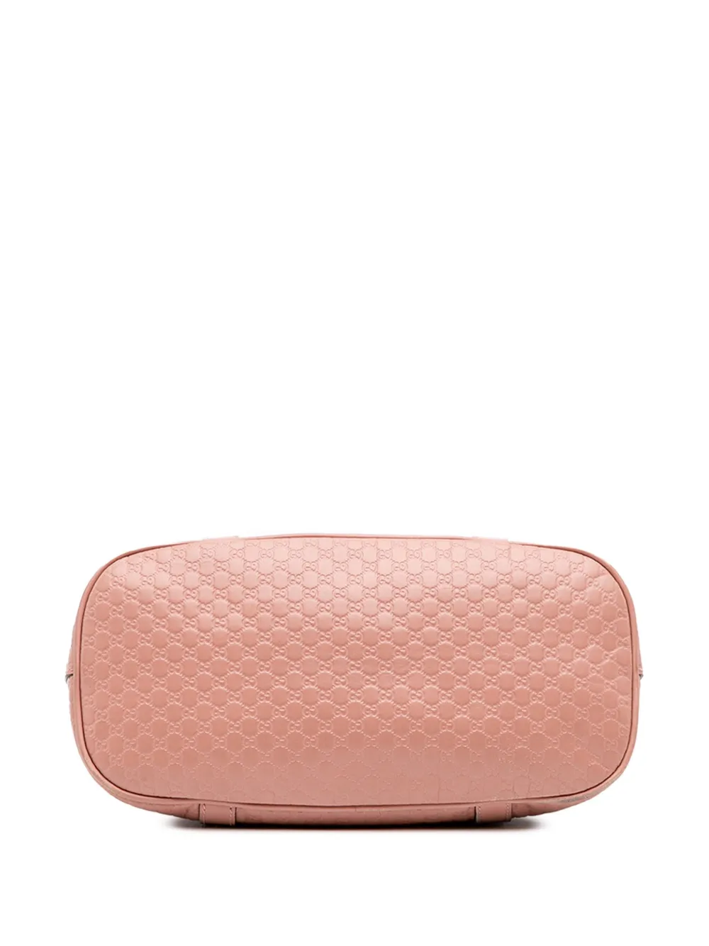Pre-owned Gucci 2016-2025 Medium Microssima Dome Satchel In Pink