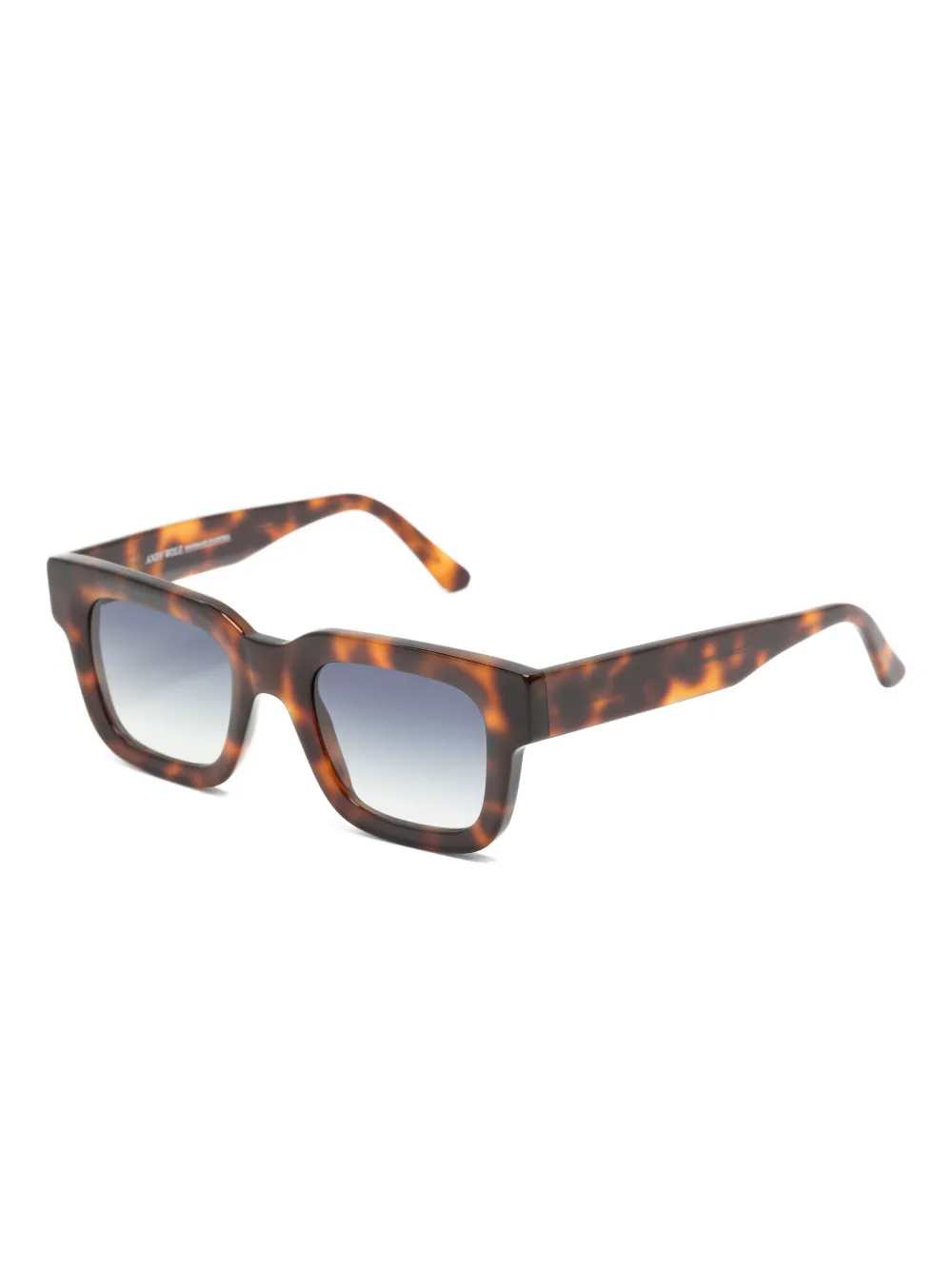 Andy Wolf tortoiseshell square-frame sunglasses - Bruin