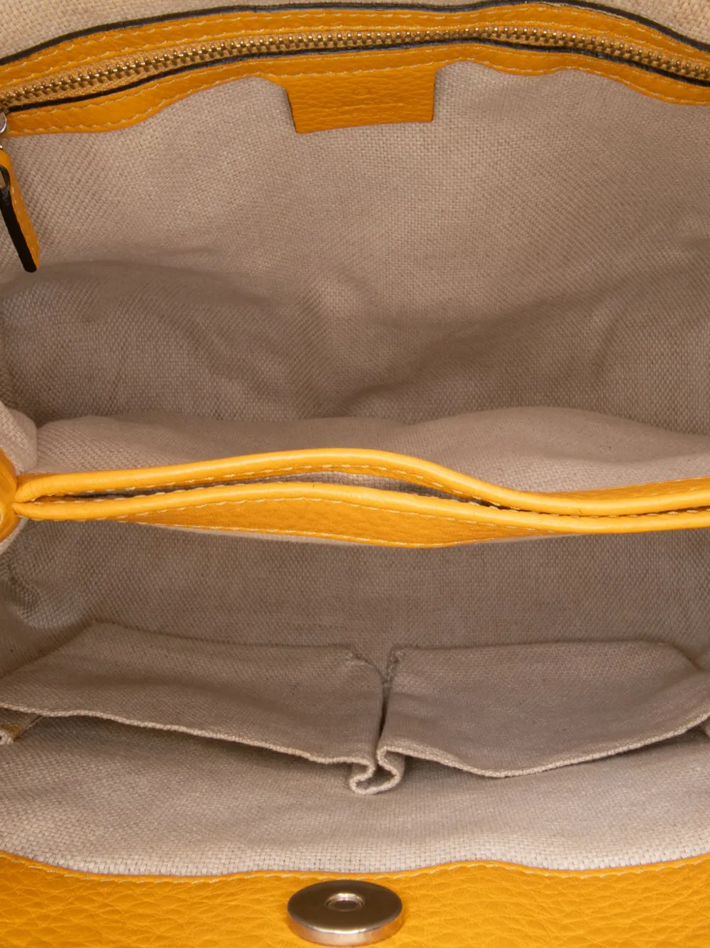 Pre-owned Gucci 2016-2025 Small Gg Canvas Diana Bamboo Top Handle Tote Satchel In Yellow