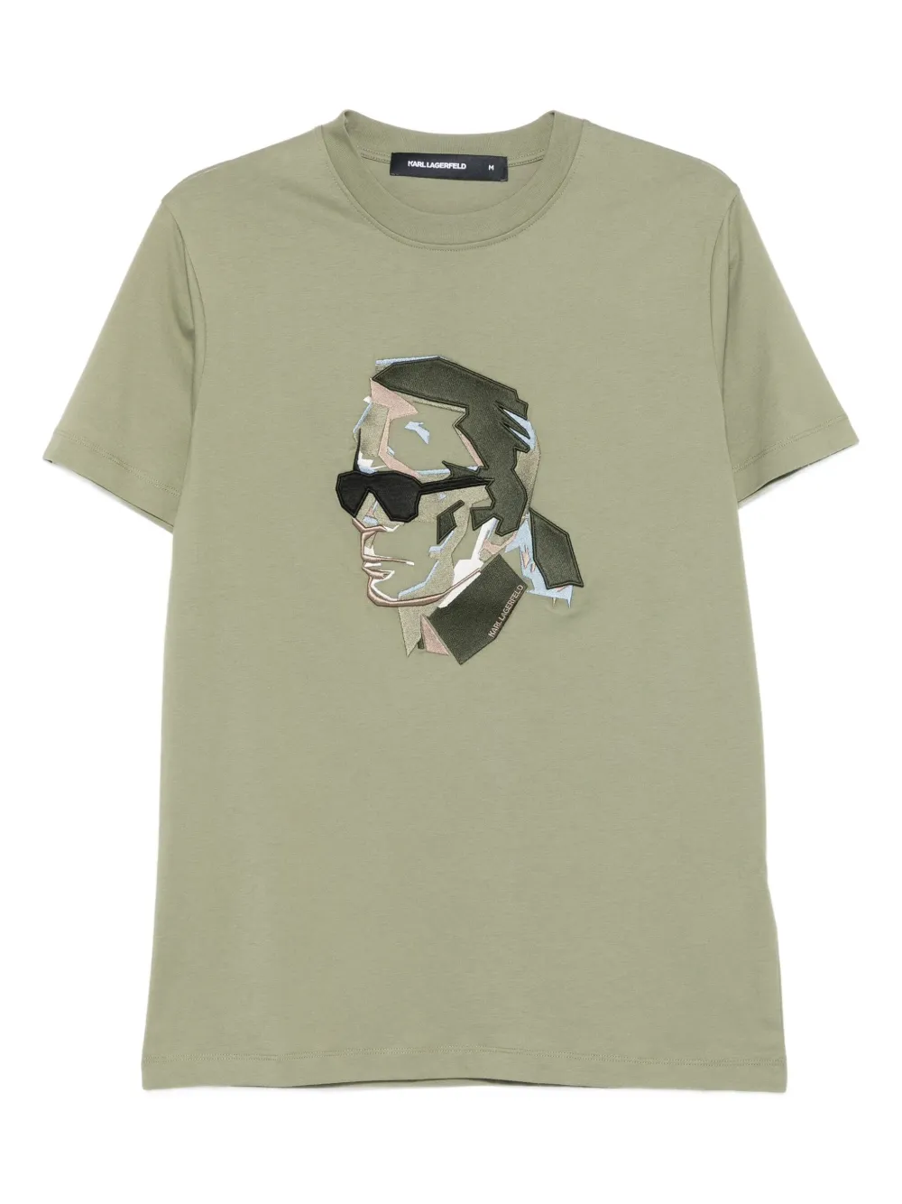Karl Lagerfeld playera con aplique Karl | verde | Image 1