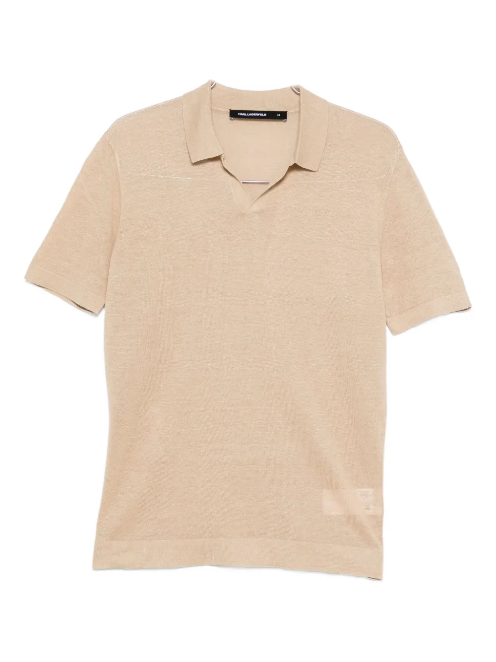 Karl Lagerfeld polo-collar T-shirt | Neutrals | Image 1