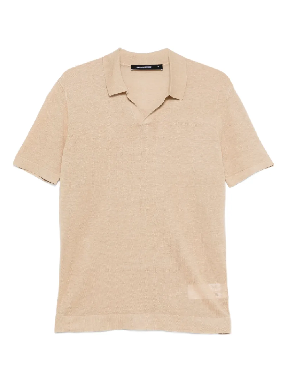 Karl Lagerfeld camisa con cuello tipo polo | neutro | Image 1