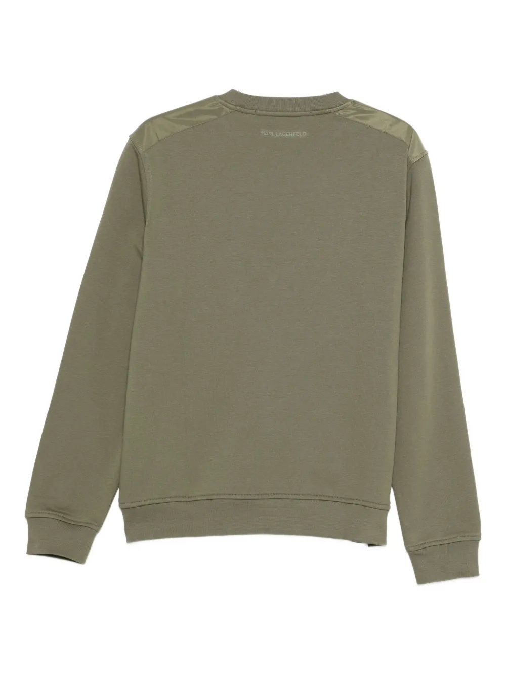 Karl Lagerfeld shoulder-panel sweatshirt - Groen
