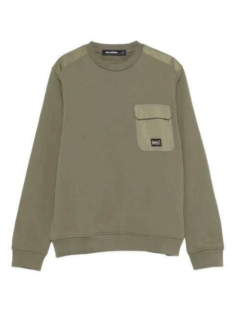 Karl Lagerfeld shoulder-panel sweatshirt