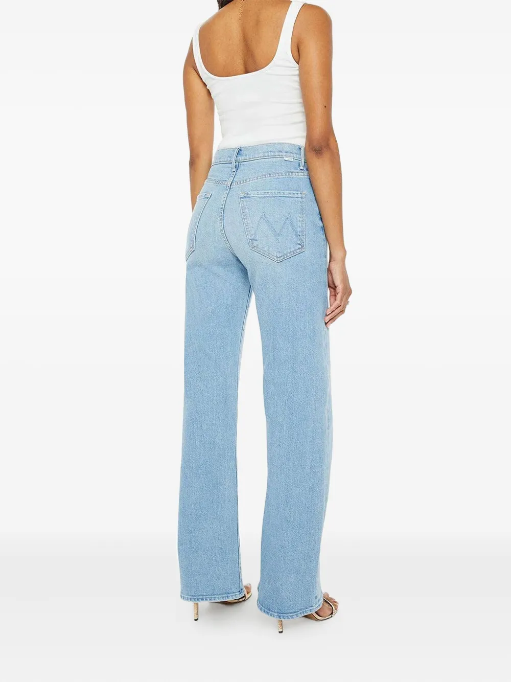 MOTHER Jeans met vijf zakken Blauw