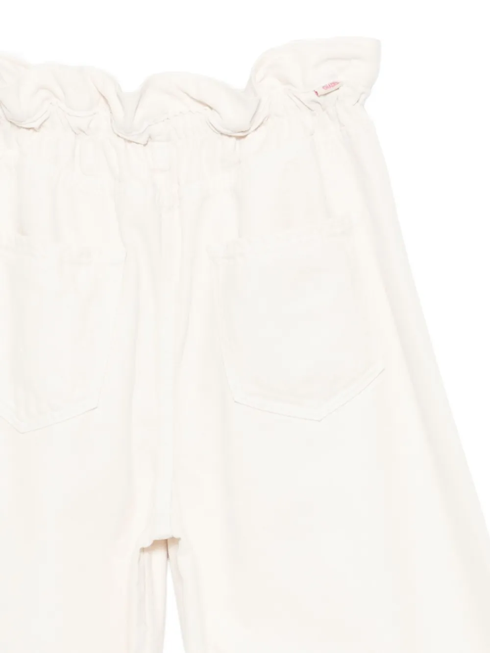 MOTHER Jeans met trekkoord Wit