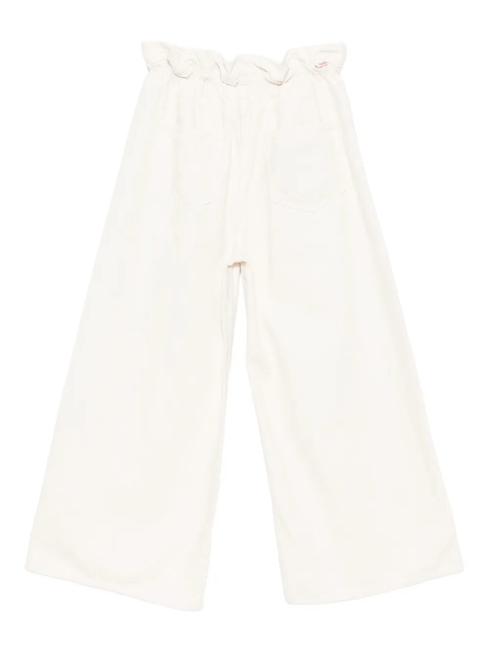 MOTHER Jeans met trekkoord - Wit