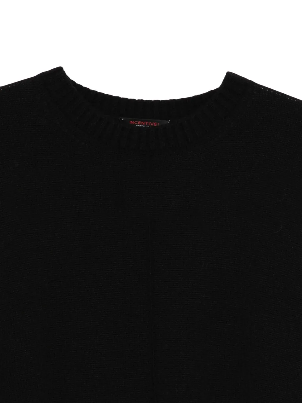 Incentive! Cashmere Split-back Cashmere Pullover In Black