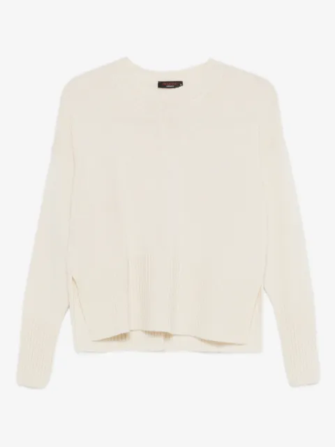 Incentive! Cashmere ribbed cashmere sweater 