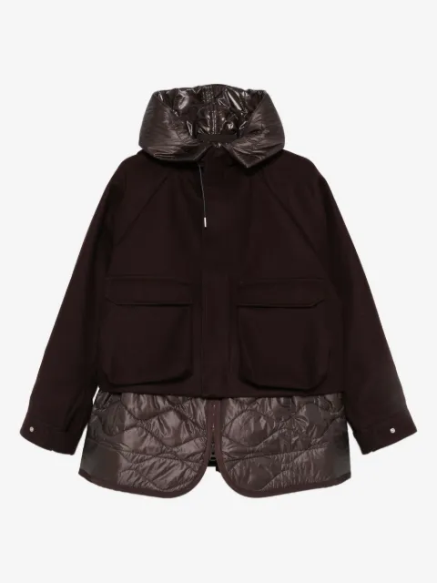 sacai panelled jacket