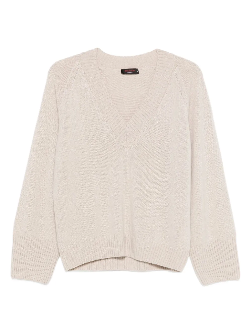 Incentive! Cashmere V-neck long-sleeve sweater | Neutrals | Image 1