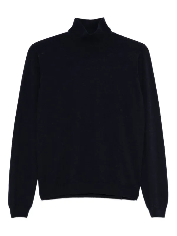 Incentive! Cashmere ハイネック カシミアセーター | ブラック