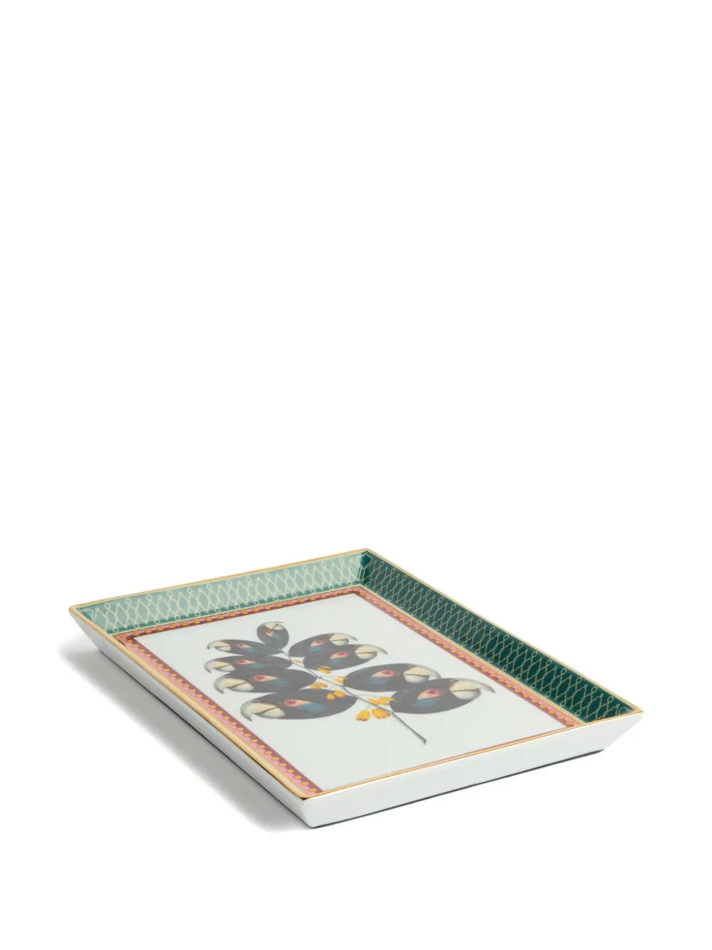 La DoubleJ parrotstem-print trinket tray (21cm x 16cm) | Decorative Trays & Plates | Image 2