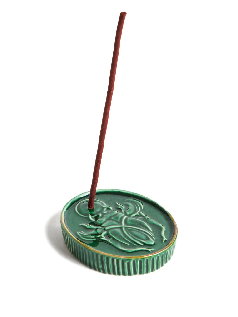  La Doublej X Beto Val Fantastic Creatures Embossed Oval Incense Holder - Green 