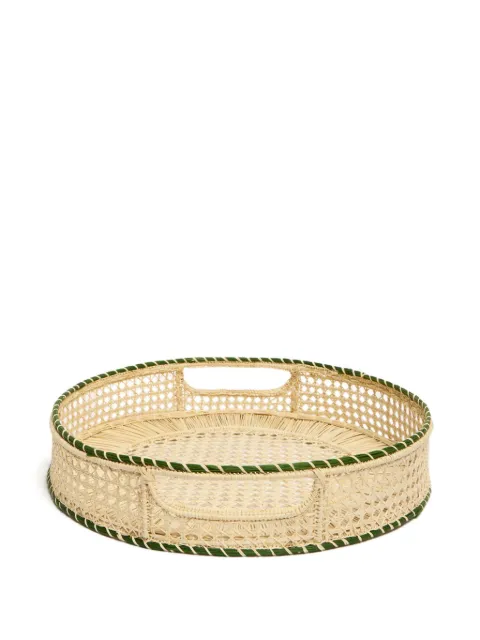 La DoubleJ raffia tray (35cm)