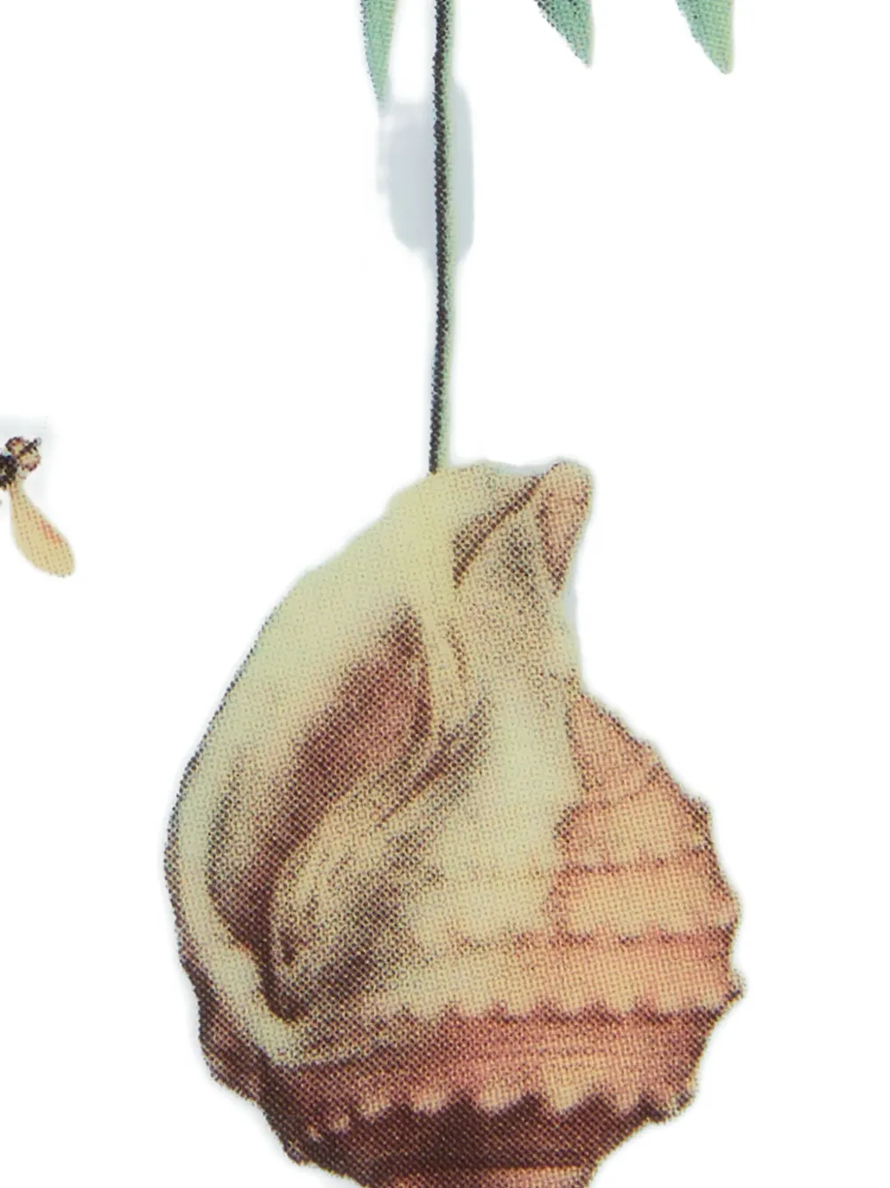 La Doublej Leaf Trail Rectangular-shape Incense Holder (18cm X 11cm) In Multi