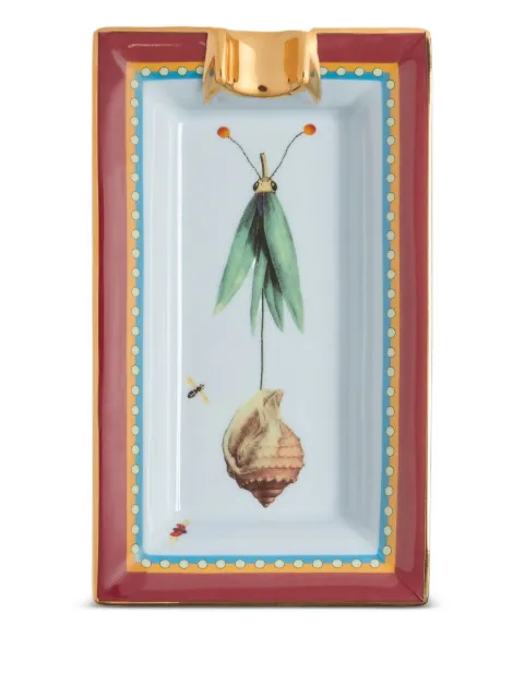 La DoubleJ leaf trail rectangular-shape incense holder (18cm x 11cm)