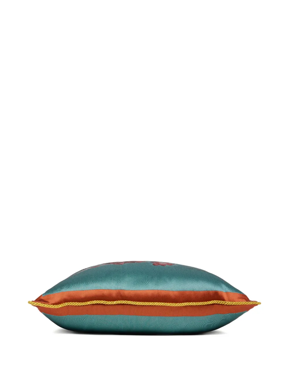 La Doublej X Beto Val Fantastic Creatures Floral Cushion (50cm X 50cm) In Green