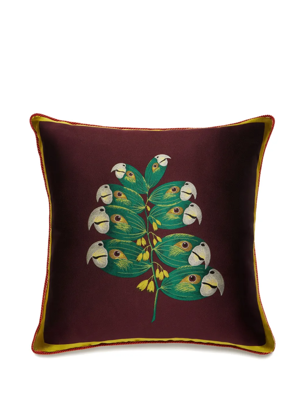 La DoubleJ x Beto Val Cuscino con stampa Fantastic Creatures (50cm x 50cm) - Rosso