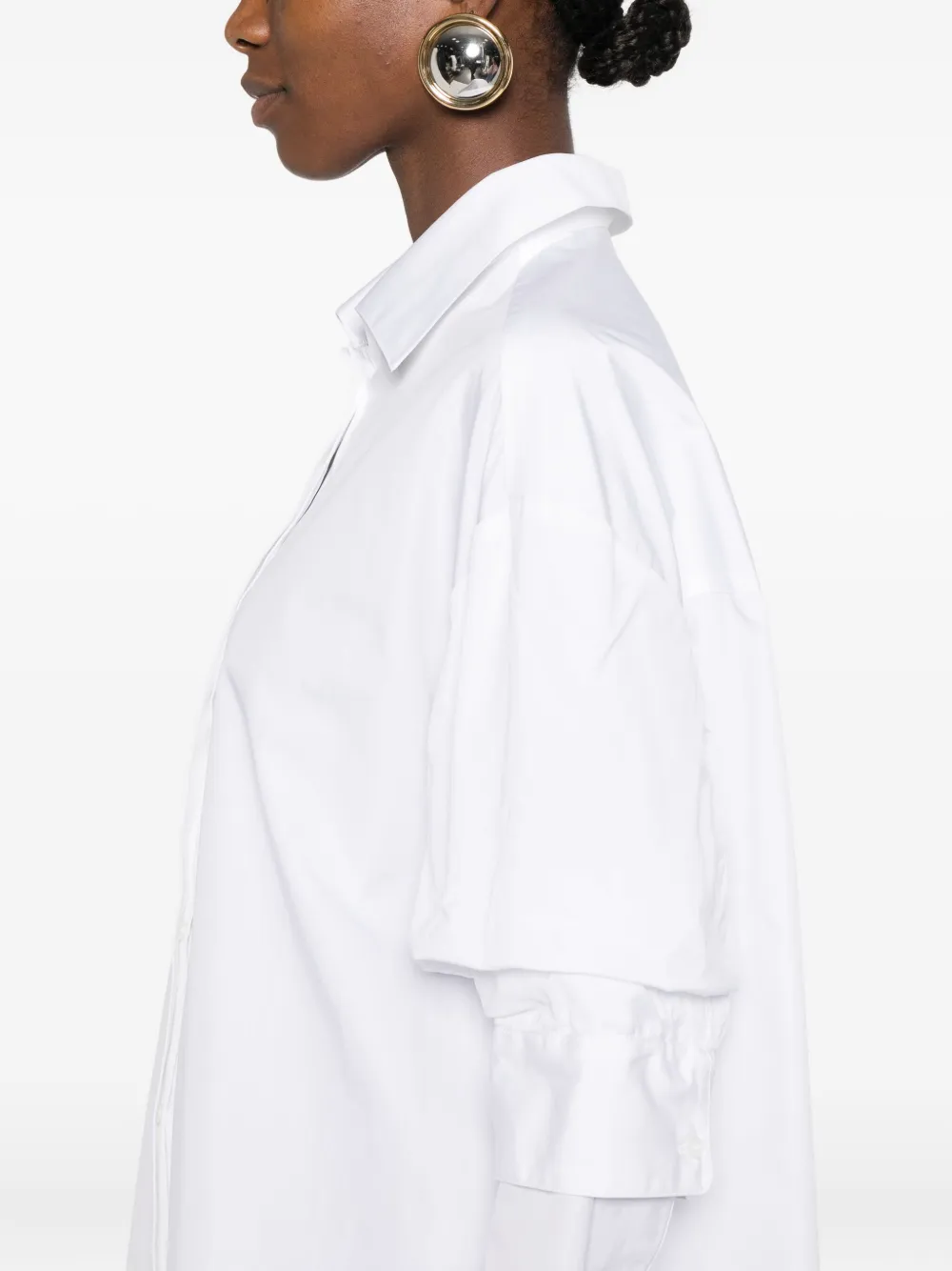 Facon Jacmin Cosmo Hemd Mit Trompe-l'oeil-effekt In White