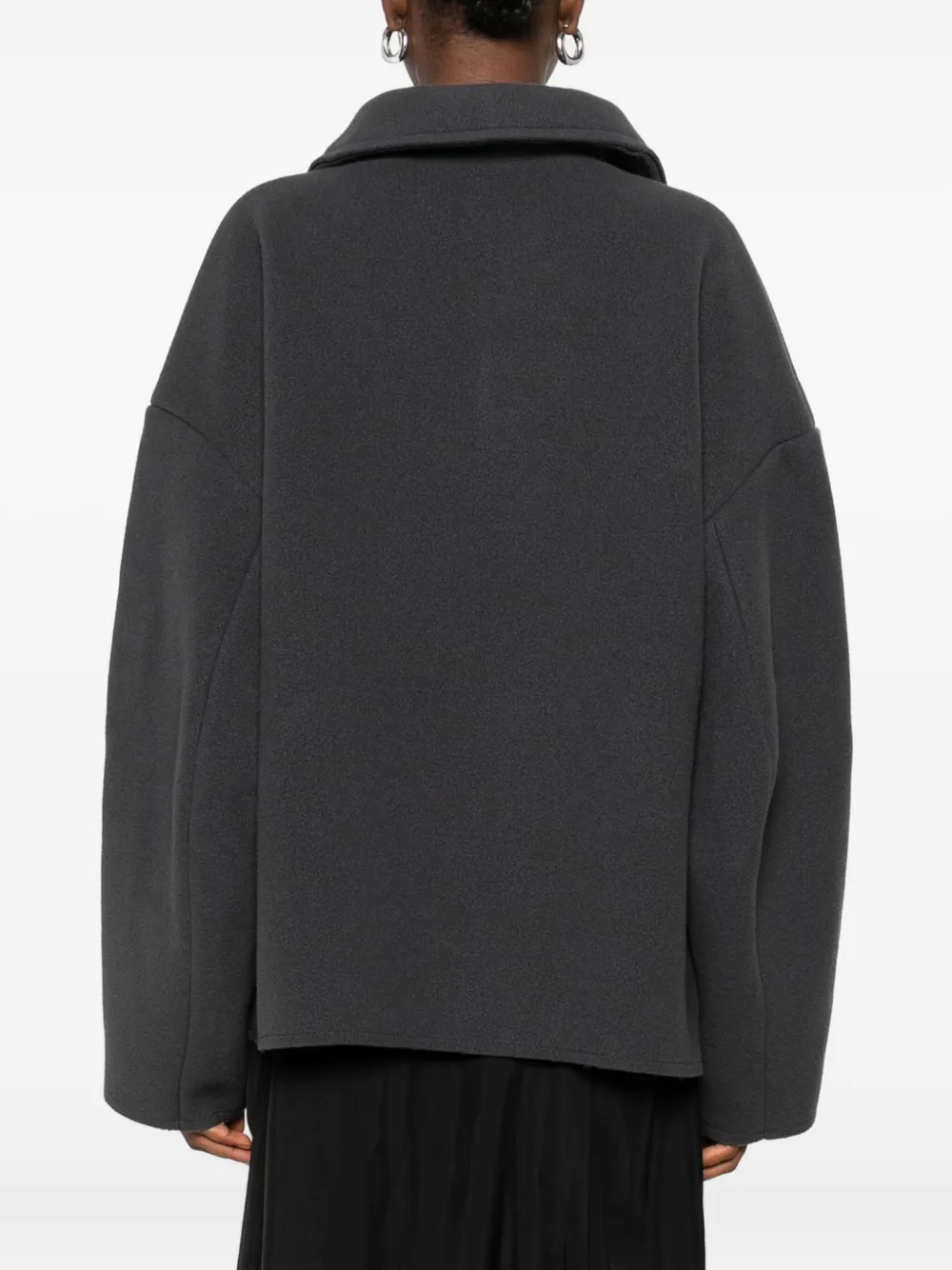 Facon Jacmin Sool Sweatshirt Mit Kurzem Reissverschluss In Gray
