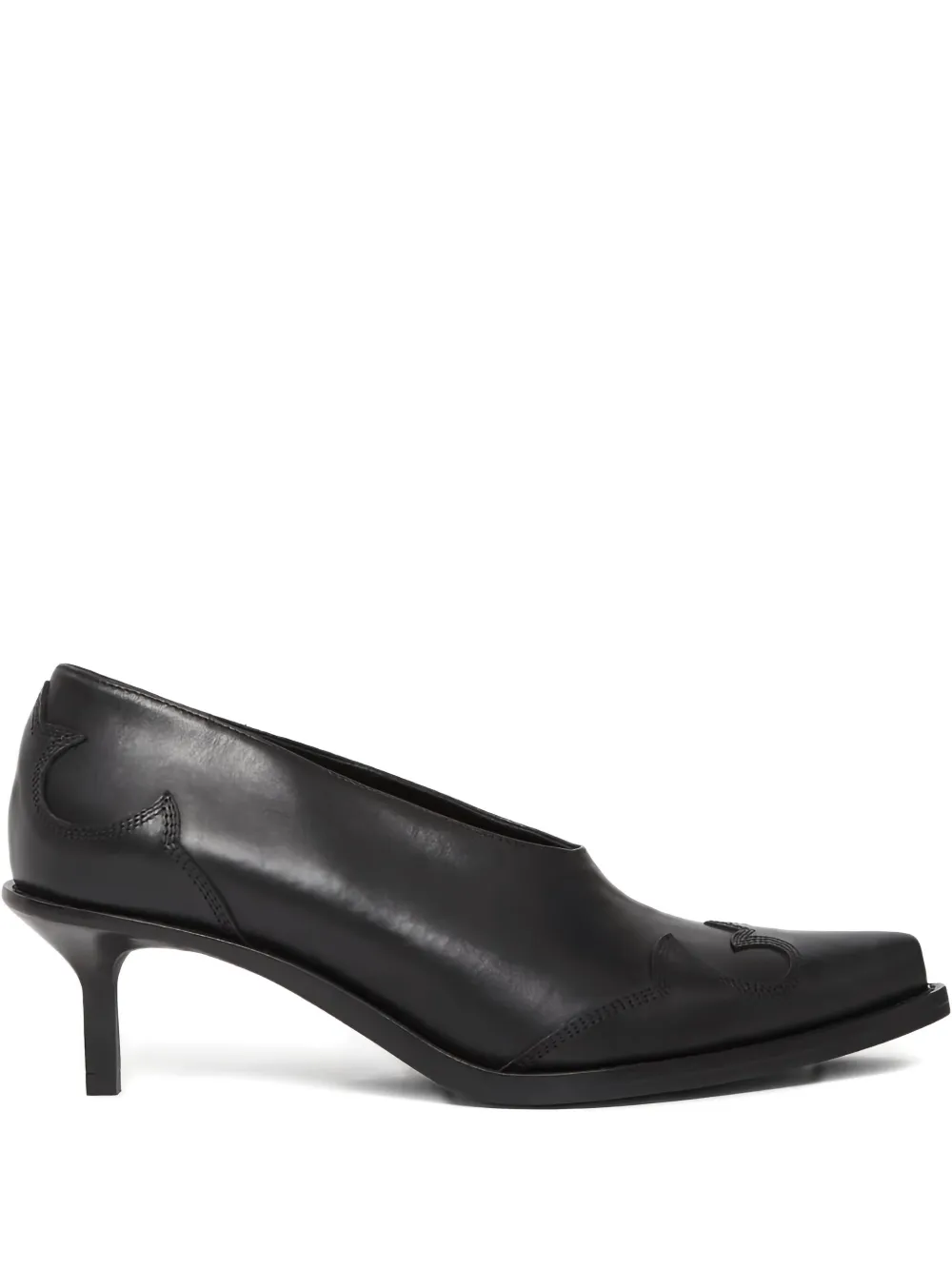 Ann Demeulemeester Janeka Western-stitched Pumps In Black
