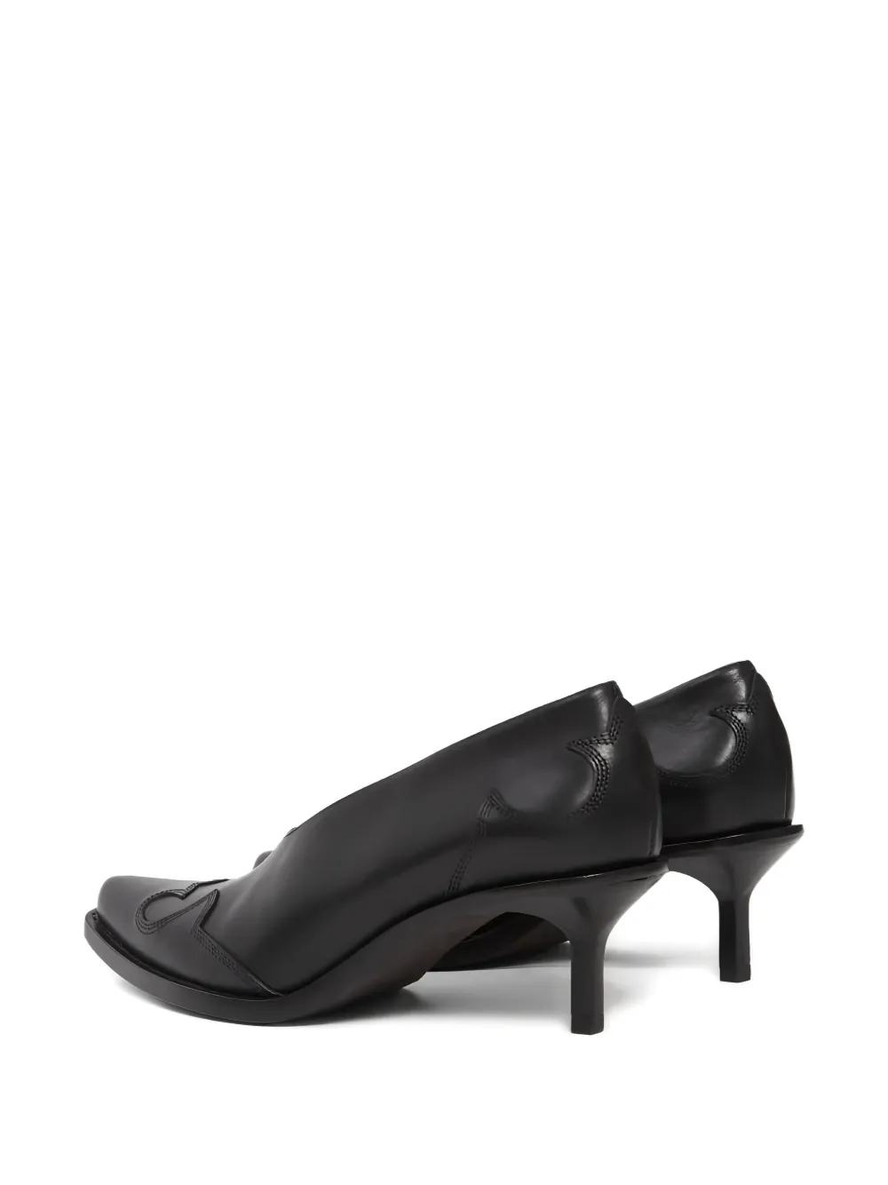 Ann Demeulemeester Janeka Western-stitched Pumps In Black