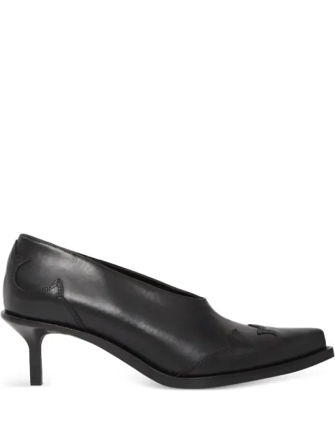 Ann Demeulemeester Janeka western-stitched pumps