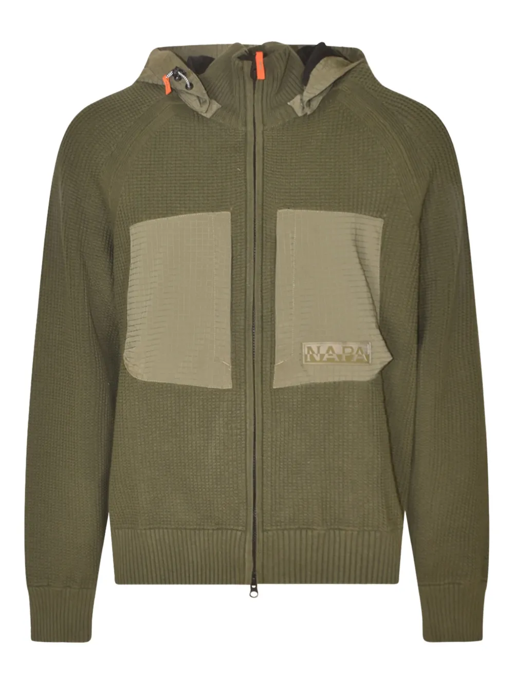 Napapijri patch-pocket zip jacket | Green | Image 1