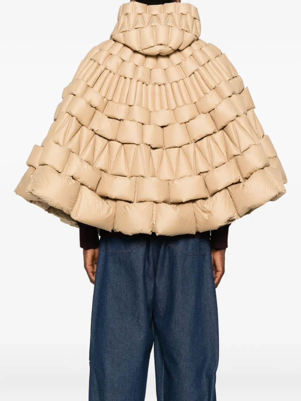 Raxxy Hooded Quilted Coat In Metallic