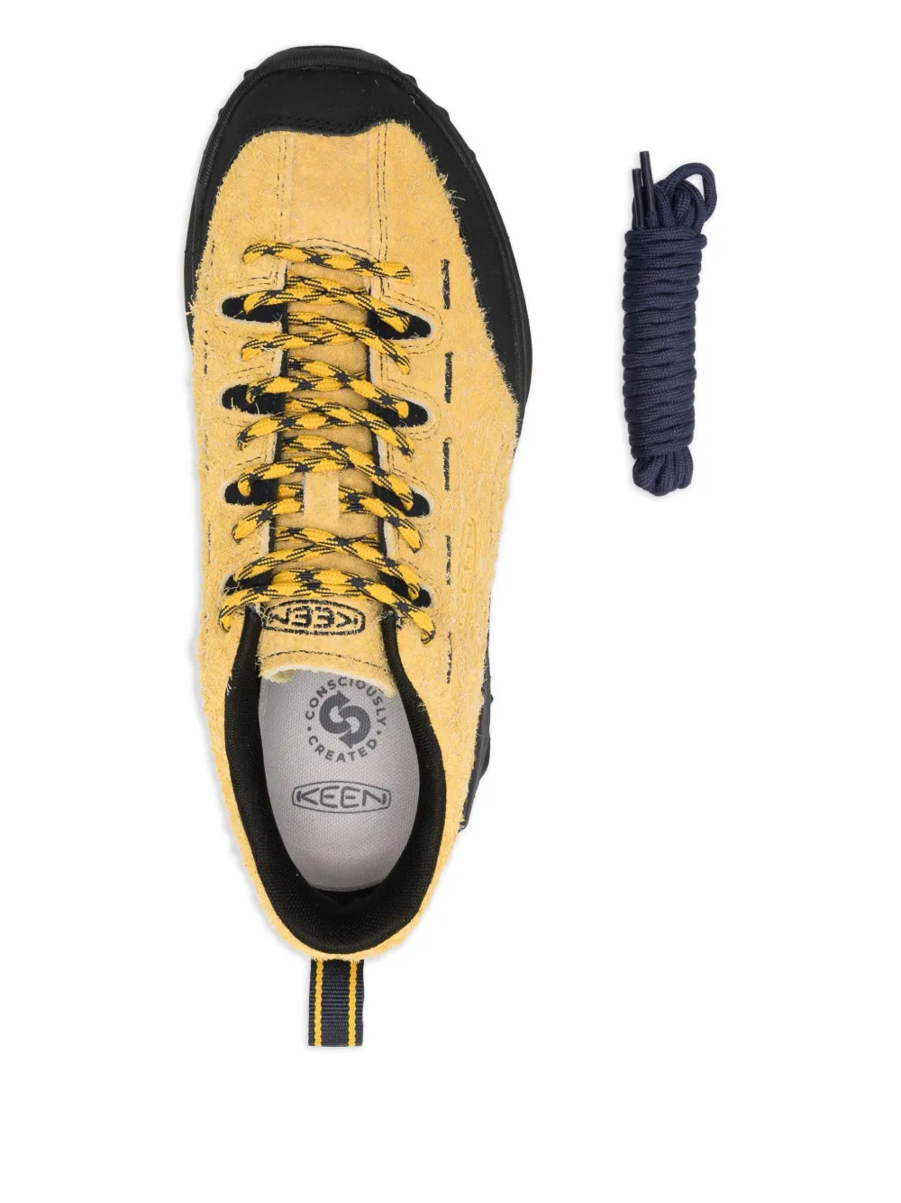KEEN FOOTWEAR Jasper Zionic suede sneakers Geel