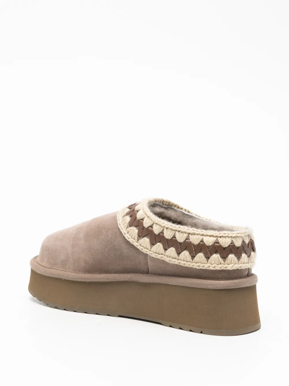 Mou 50mm Slip-on Platform Slippers In Multi