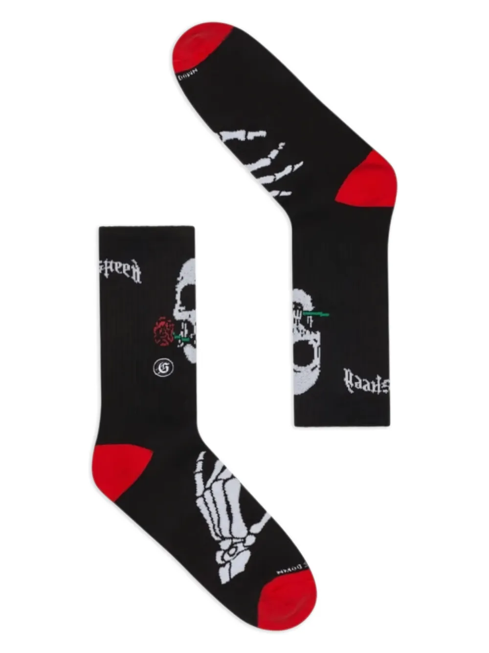 GODSPEED skull roses socks - Nero